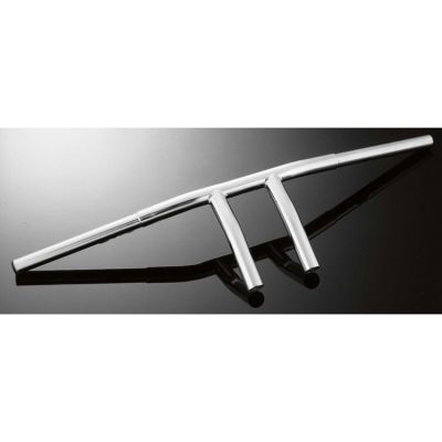 Řidítka 25mm Highway Hawk WISHBONE, šířka 80cm, chrom pro motocykly HONDA, YAMAHA, SUZUKI